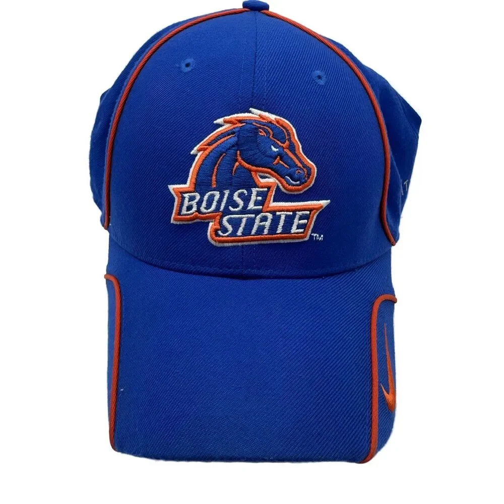 Nike Boise State Broncos Legacy91 Hat Blue Orange Dri-FIT OSFA Football